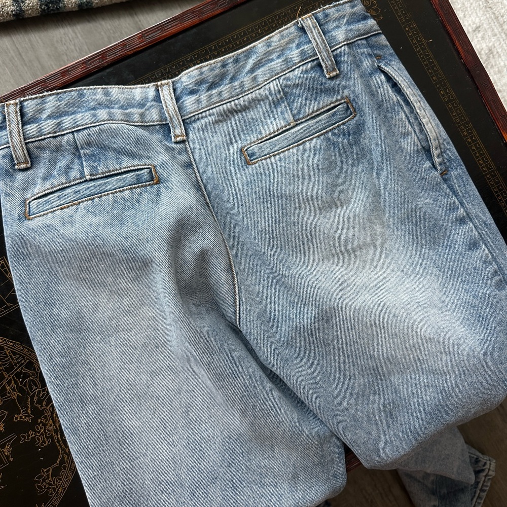VINTAGE John Galt Light Blue Low Rise Jeans one size fits like S NWOT - Picture 9 of 9